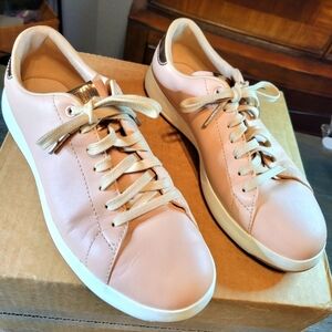 Cole Haan Womens Grandpro Pink Leather Sneakers Size 8B